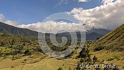 Wurung Bondowoso Crater Indonesia Stock Photo