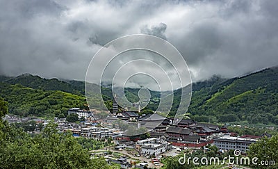 Wutai Mountain Stock Photo