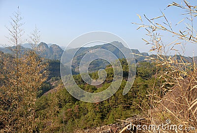 Wuyishan mountains in Fujian Province, China Stock Photo