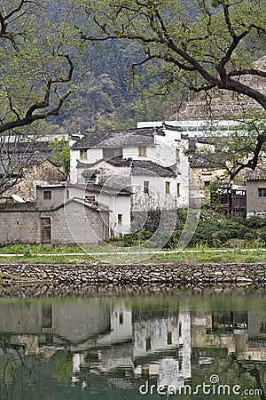 Wuyuan, china: rural houses Stock Photo