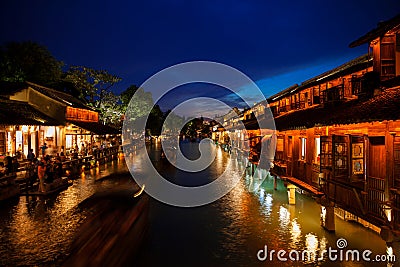 Wuzhen, the most famous ancient town in China Editorial Stock Photo