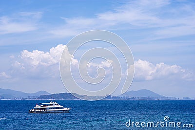 Wuzhizhou island scenery Editorial Stock Photo