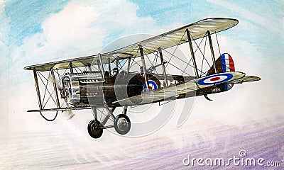 WW1 DH4 Stock Photo