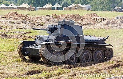 WW2 German Panzer 38 (t) Light Tank Royalty Free Stock Images - Image ...