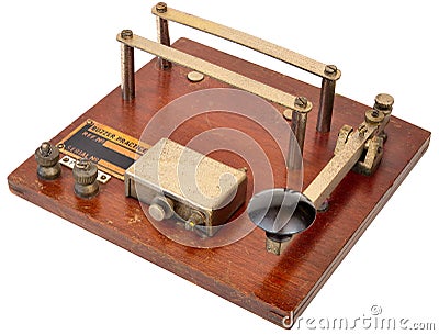 Ww2 morse code practice set Stock Photo