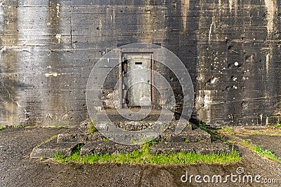 WWII bunker Stock Photo