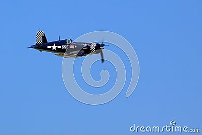 WWII Corsair Editorial Stock Photo