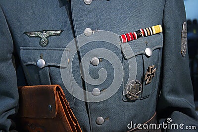 WWII German military uniform Stock Photo