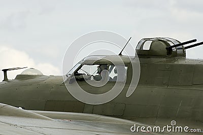 WWII planes at Duxford airshow Stock Photo