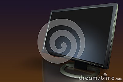 www web http internet Monitor Stock Photo