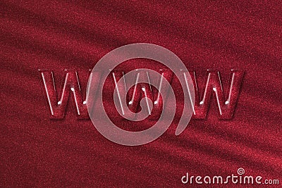 WWW Web site, Internet http address www Stock Photo