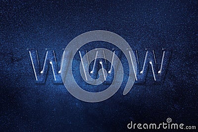 WWW Web site, Internet http address www Stock Photo