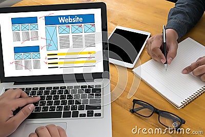 WWW Website Online Internet Web Page computer Browser Connection Stock Photo