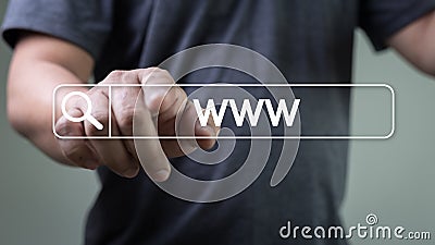 WWW Website Online Internet Web Page computer Browser Connection Stock Photo