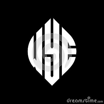 WYE circle letter logo design with circle and ellipse shape. WYE ellipse letters with typographic style. The three initials form a Vector Illustration