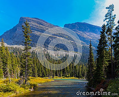 Wynn Mountain Above Stump Lake Stock Photo