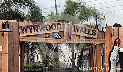 Wynwood Walls Miami Editorial Stock Photo