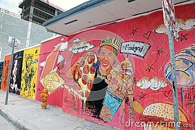 Wynwood Walls, Miami Editorial Stock Photo