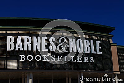 Barnes & Noble Booksellers Sign Editorial Stock Photo