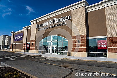 Raymour & Flanigan Retail Location Editorial Stock Photo