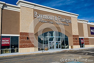 Raymour & Flanigan Retail Store Editorial Stock Photo