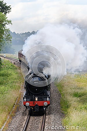 Flying Scotsman Steam Engine Editorial Stock Photo