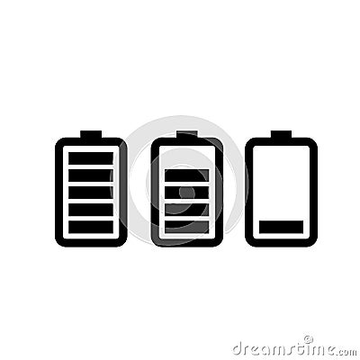 Level power Battery charge logo icon vector illustration logo Isolated template. Vector Illustration