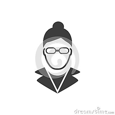 Businesswoman icon Vector Illustration