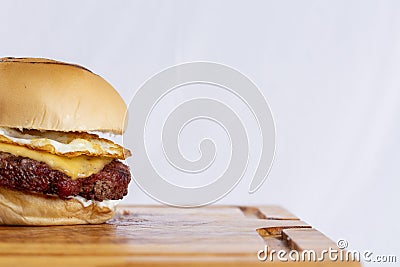 X egg burguer hamburguer lanche Stock Photo