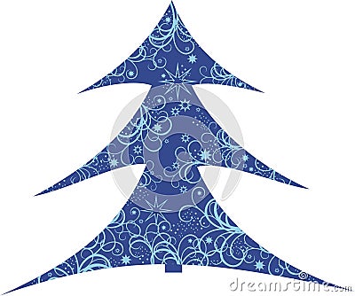 X-mas tree Stock Photo