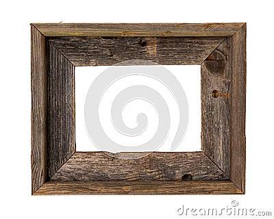 8x10 Rustic picture frame Stock Photo