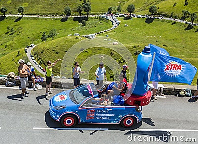 X-tra Vehicle - Tour de France 2014 Editorial Stock Photo