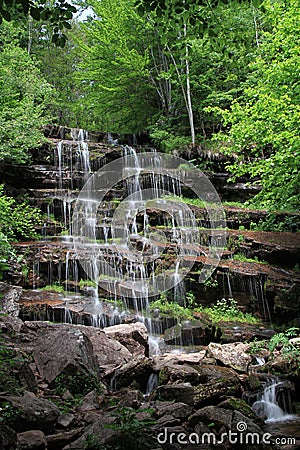 & x22;Tupavica waterfall& x22; location Old mountan eastern Serbia. Stock Photo