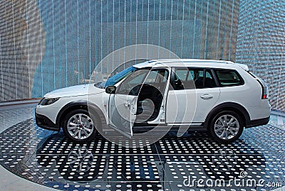 79th Geneva International Motorshow 2009 - Saab 9-3X Editorial Stock Photo