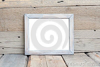 8x10 18x20 Wooden Horizontal Frame Mockup Stock Photo