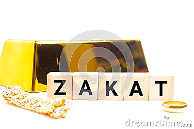 Income Zakat concept Stock Photo