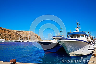 Xabia Javea port marina Mediterranean Spain Stock Photo
