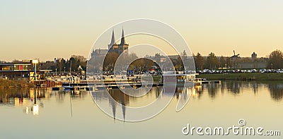 Xanten im Abendlicht Editorial Stock Photo