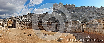 Xanthos Ruins, Fethiye-Kas, Turkey Stock Photo