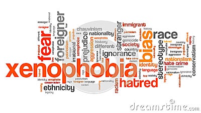 Xenophobia Cartoon Illustration