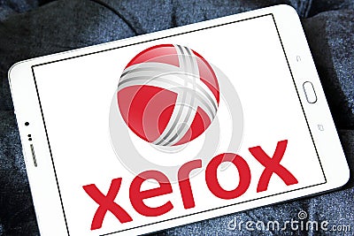 Xerox Corporation logo Editorial Stock Photo