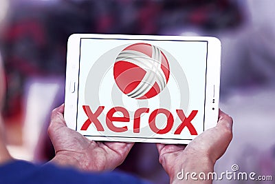 Xerox Corporation logo Editorial Stock Photo