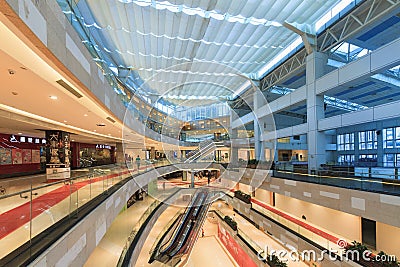 Interior Of Zhonghua City Mall Editorial Stock Photo