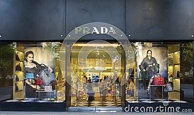 Xian Prada Store Editorial Stock Photo