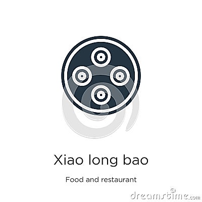 Xiao long bao icon vector. Trendy flat xiao long bao icon from food and restaurant collection isolated on white background. Vector Vector Illustration