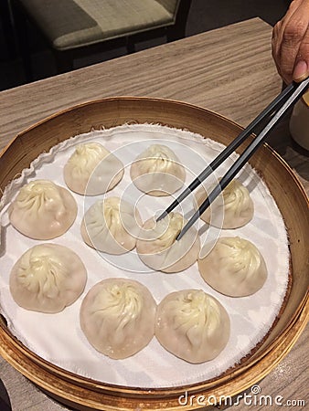 Xiao long bao Stock Photo