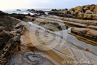 Xiaoyeliu scenic area located at Taitung, eastern Taiwan. Stock Photo