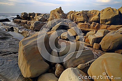 Xiaoyeliu scenic area located at Taitung, eastern Taiwan. Stock Photo