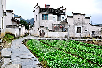 Xidi Village House Stock Photo