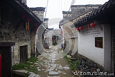 XiHe town Editorial Stock Photo